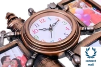 :Trendy Wall Clocks - Plastic, copper